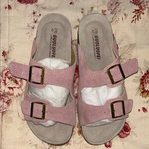Guoluofei Pink Women's Sandals